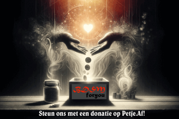 Help ons! Met een donatie kun je BDSMforyou financieel steunen!