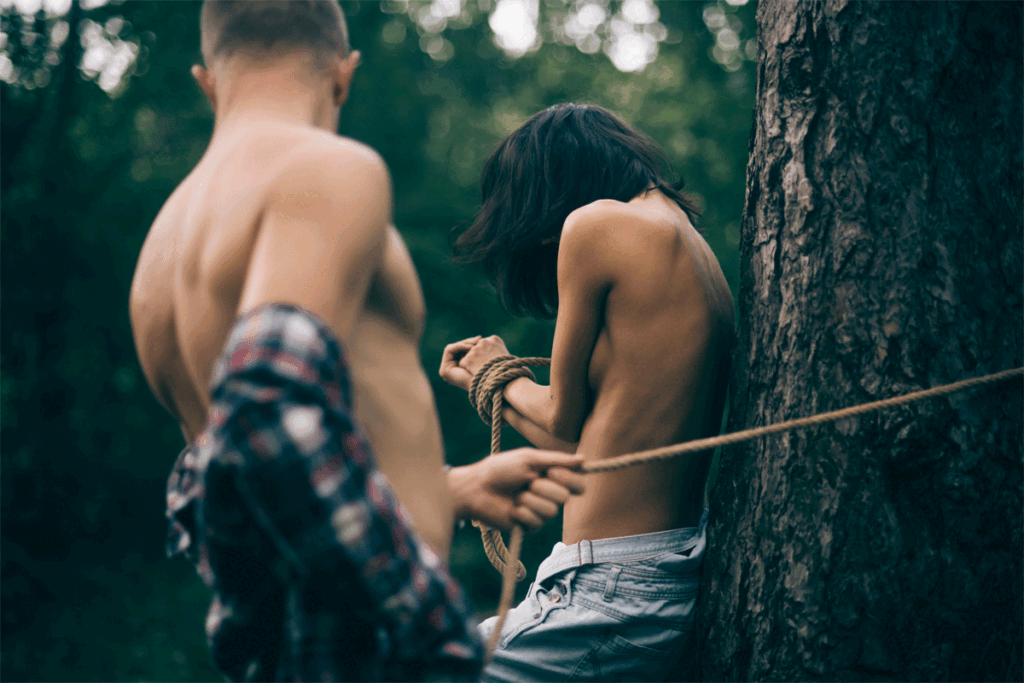 BDSM in de vrije natuur, een mooie fantasie