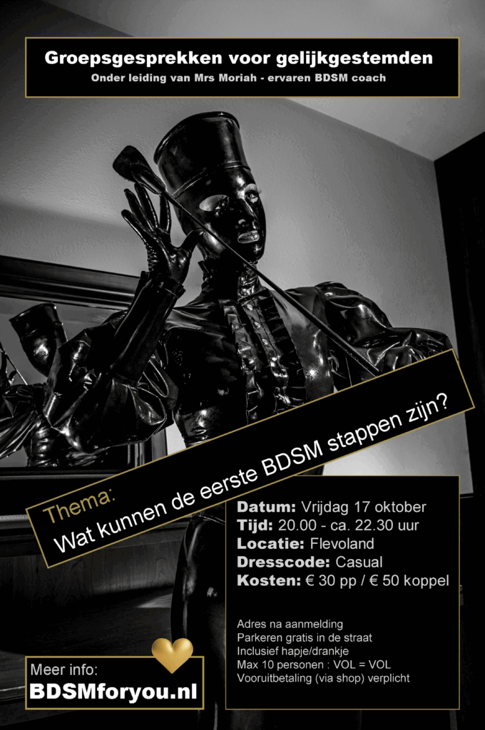 Groepsgesprekken: De eerste BDSM stappen