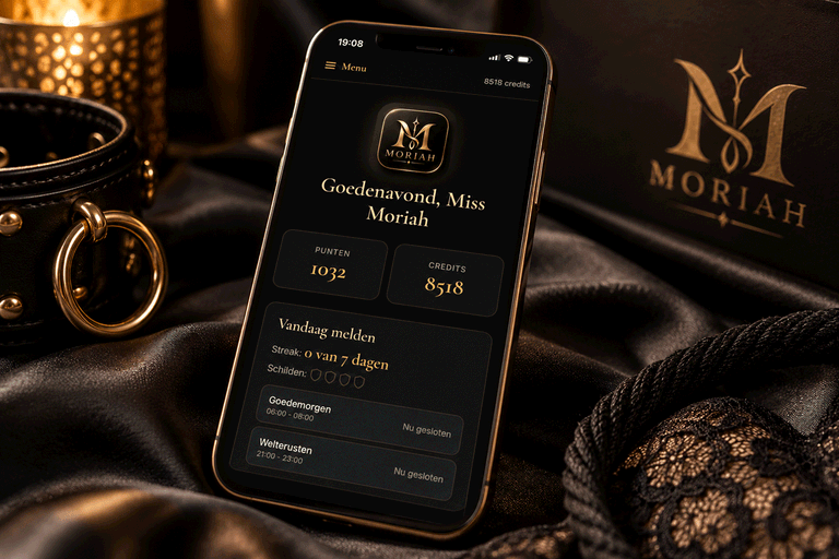 Uniek: De digitale Slaventraining van Meesteres Moriah